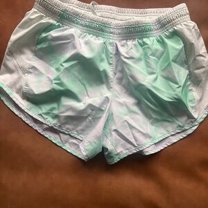 Nike Women's Light Green Athletic Shorts